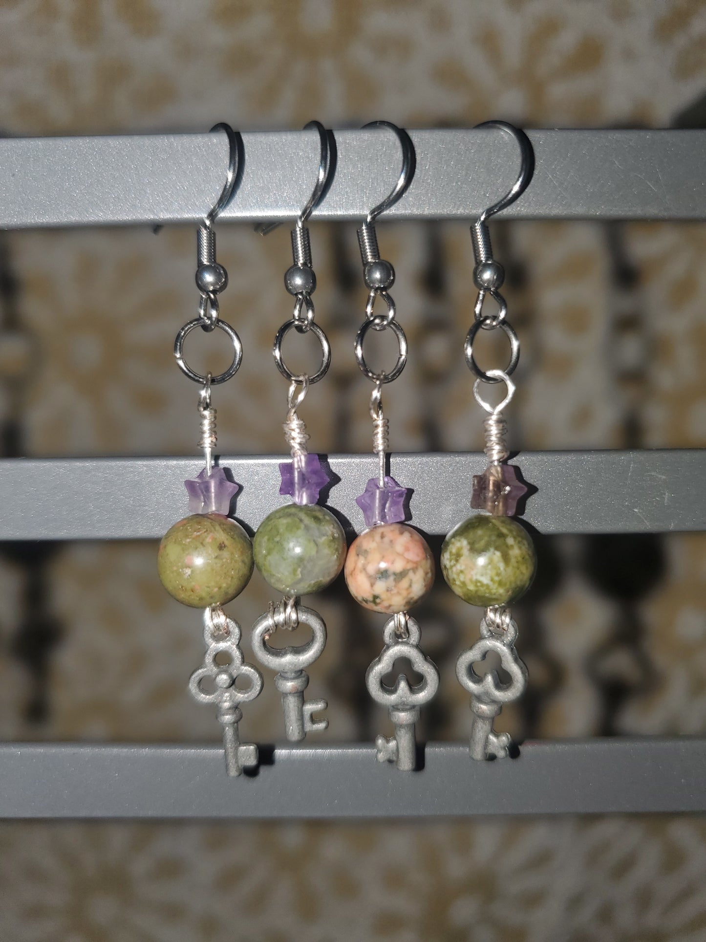 Gemstone Keys Collection (earrings)