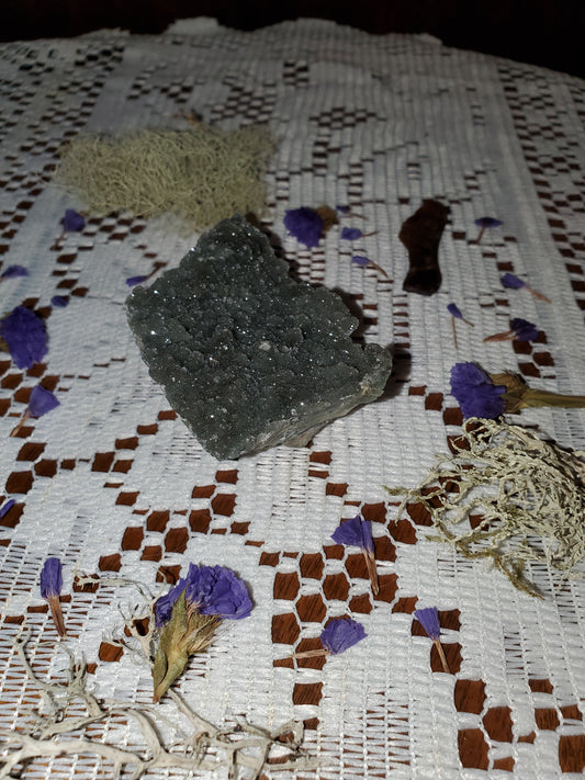 Rainbow Amethyst clusters