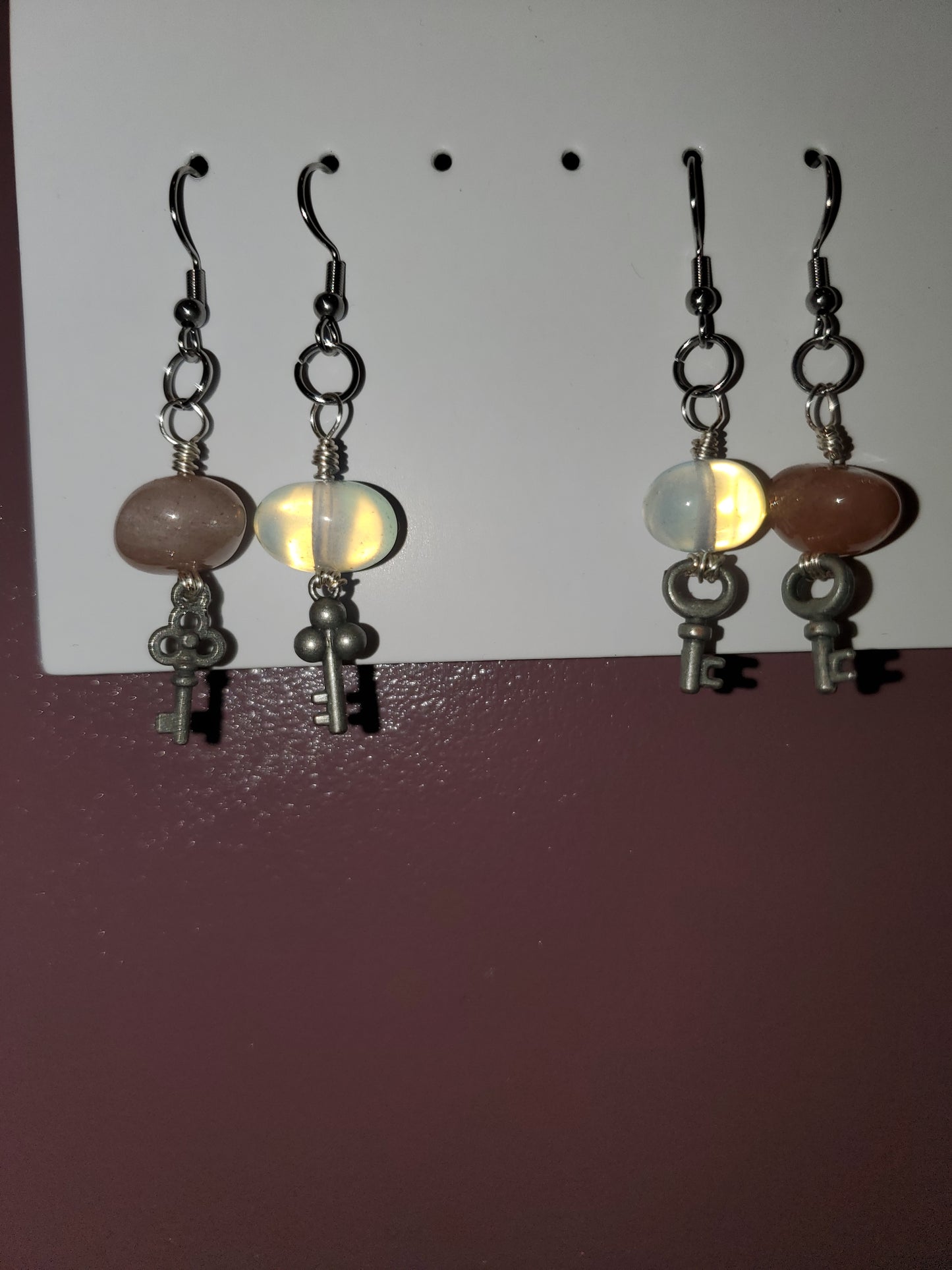 Gemstone Keys Collection (earrings)