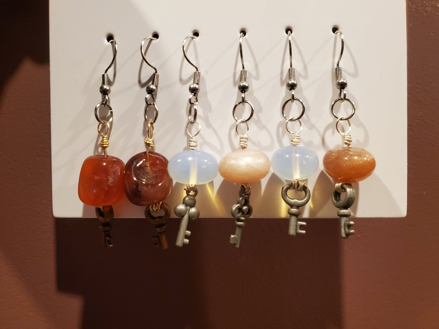 Gemstone Keys Collection (earrings)