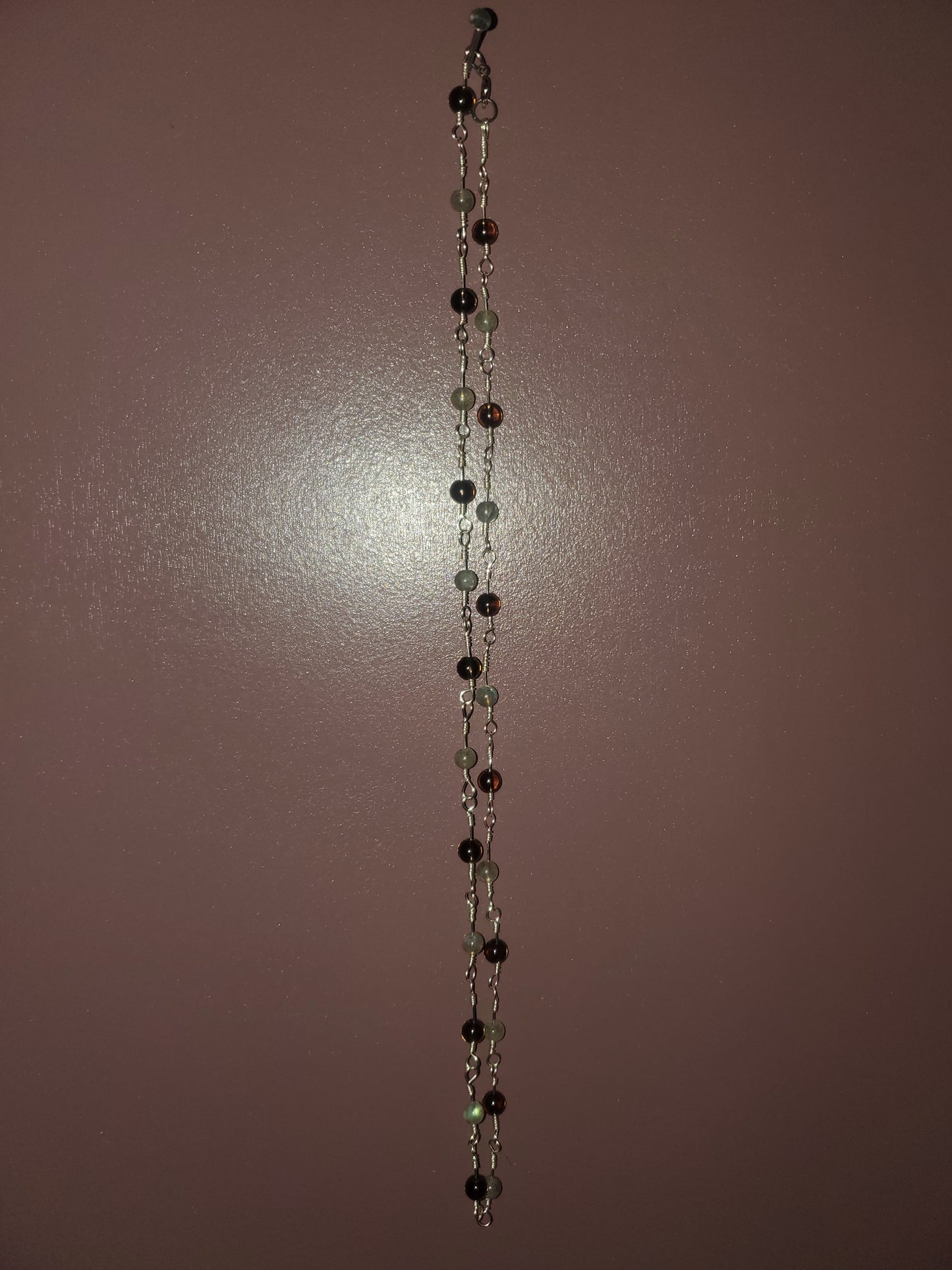 Smokey Quartz and Labradorite Chain