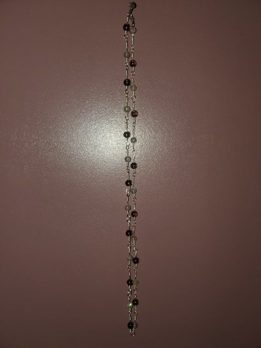 Smokey Quartz and Labradorite Chain