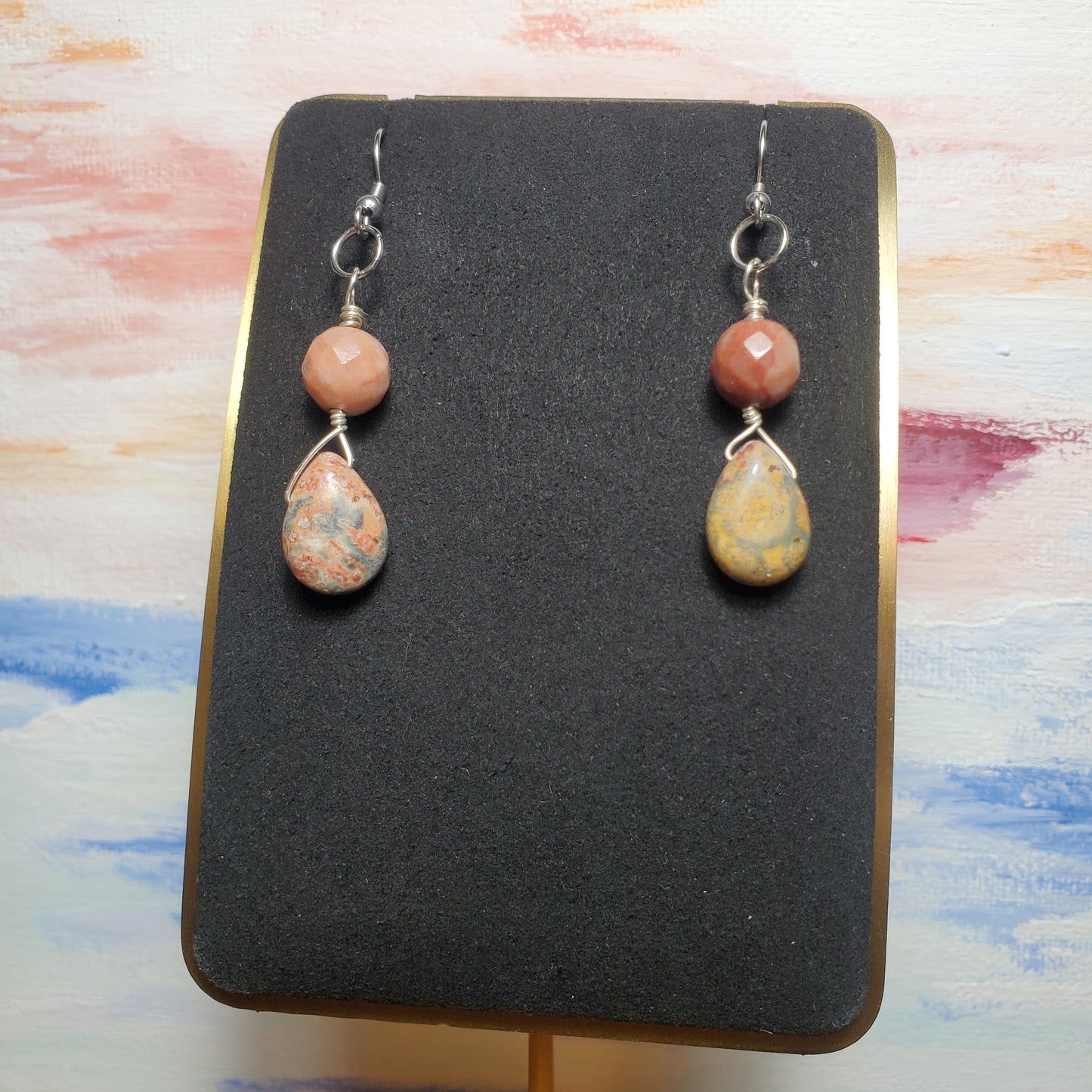 Leopardskin Jasper w/ red adventurine