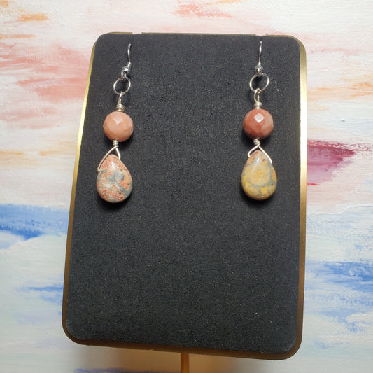 Leopardskin Jasper w/ red adventurine