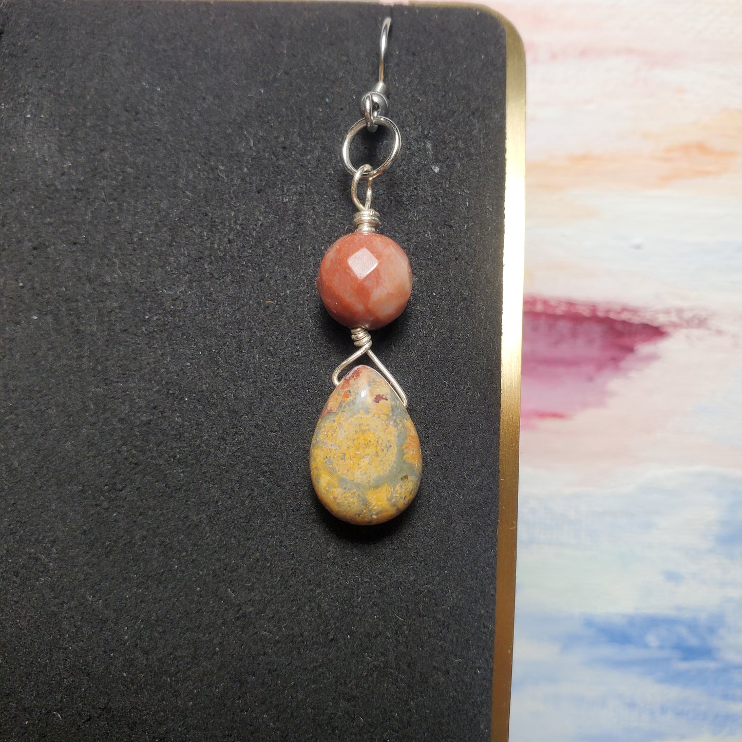 Leopardskin Jasper w/ red adventurine